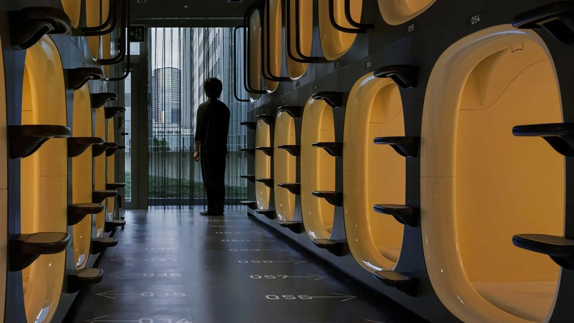 Capsule hotel 9H Nine Hours Shinagawa Station Sleep Lab For Men Tokyo
